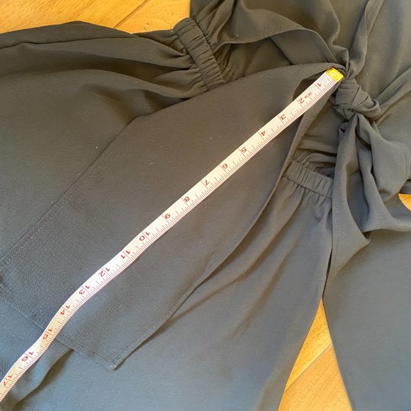 Dance Costume Black Tie Front Romper Size S - Picture 4 of 6